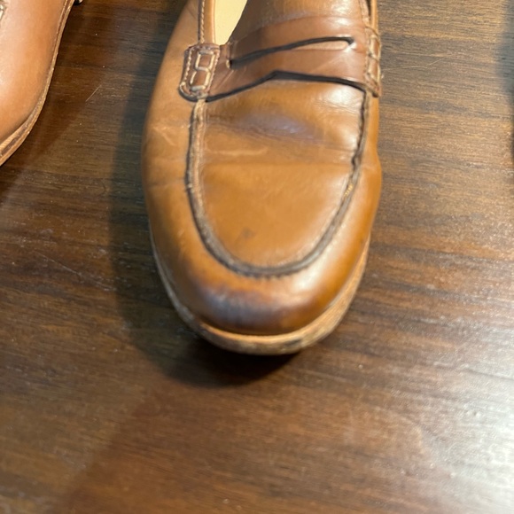 J. Crew Tan Leather Loafers - Picture 4 of 14